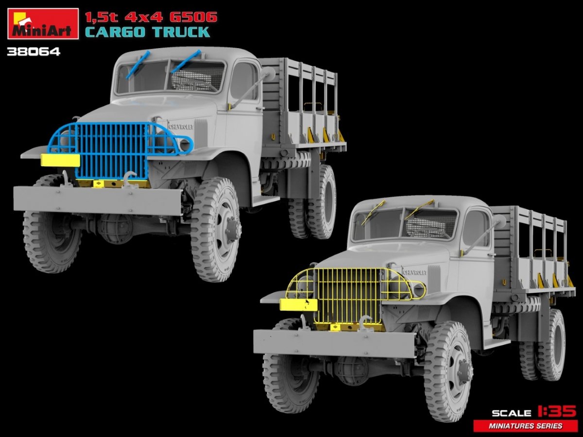 MiniArt 38064 1,5t 4×4 G506 CARGO TRUCK 1/35 – zdjęcie 11