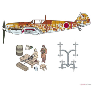 FineMolds 48995 Bf 109 E-7 « Armée japonaise » avec équipage au sol et équipement 1/48 – image 6