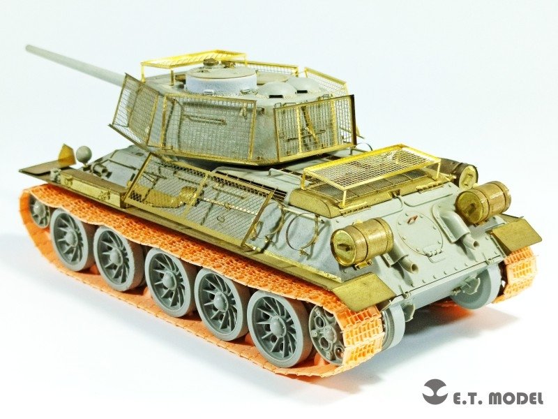 E.T. Model P35-017 Soviet T-34 500mm Width Cast Links（Type 1942）Workable Track ( 3D Printed ) 1/35 – imagen 4