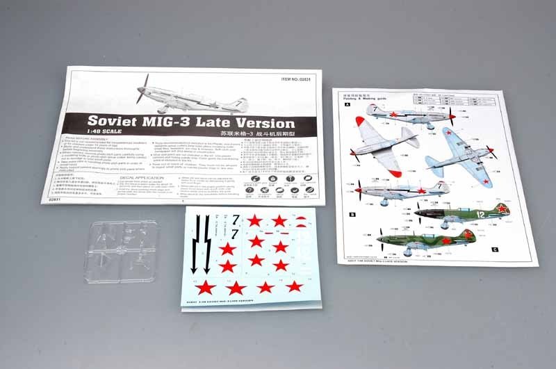 Trumpeter 02831 MiG-3 soviétique version tardive (1/48) – image 3