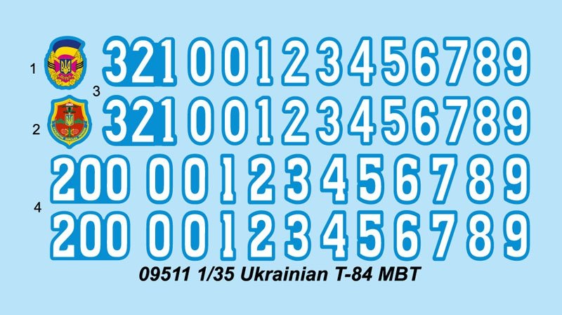 Trumpeter 09511 Ukrainian T-84 MBT 1/35 – Bild 3