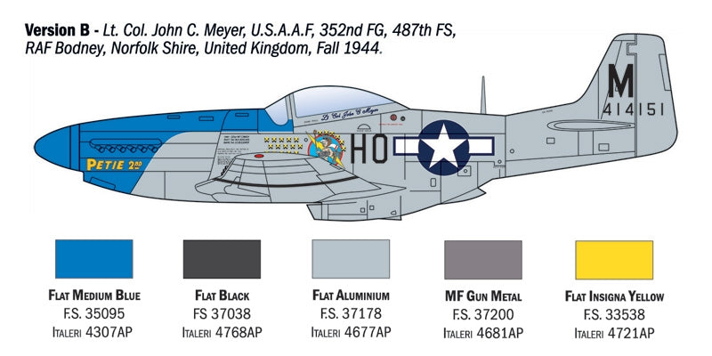 Italeri 1484 P-51D Mustang Aces 1/72 – Bild 4