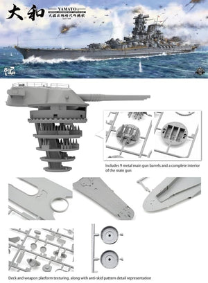 Border Model BS-004 Imperial Japanese Navy Battleship Yamato April 7 1945 1/350 – Bild 11