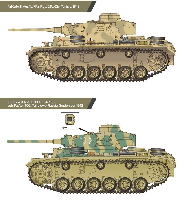 Academy 13545 German Panzer III Ausf L “Battle of Kursk” 1/35 – immagine 2