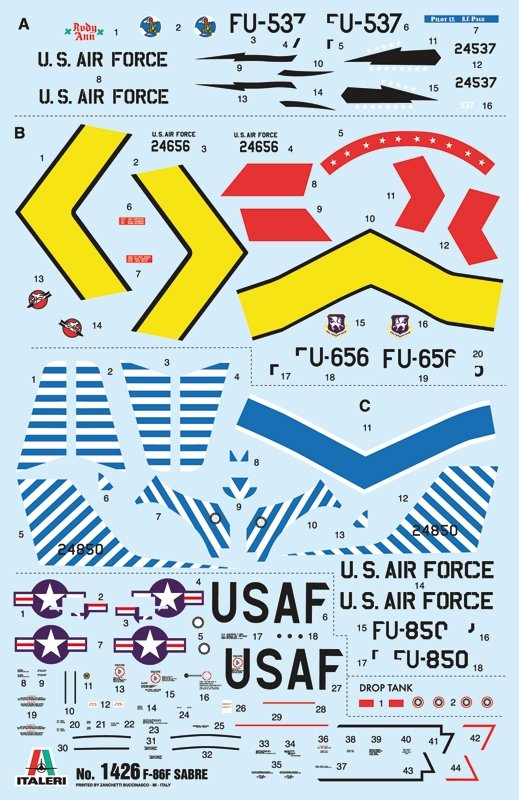 Italeri 1426 F-86F Sabre 1/72 – image 3