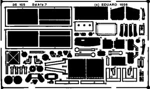 Eduard 35105 Sd. Kfz.7 1/35 Tamiya – zdjęcie 2
