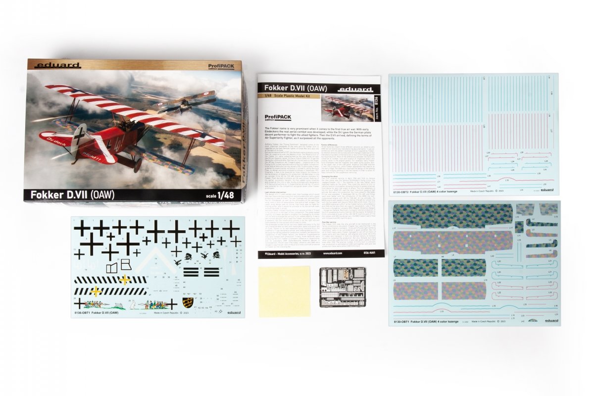 Eduard 8136 Fokker D.VII (OAW) ProfiPACK edition 1/48 – zdjęcie 3
