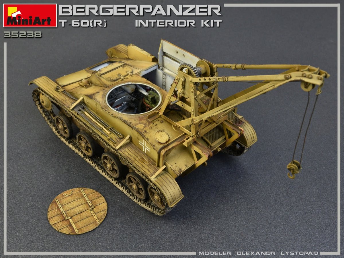 MiniArt 35238 BERGEPANZER T-60 ( r ) INTERIOR KIT 1/35 – Bild 8