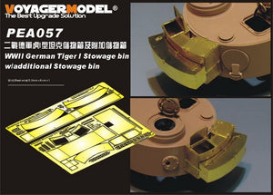 Voyager Model PEA057 WWII German Tiger I Stowage bin w/additional Stowage bin GP 1/35 – immagine 2