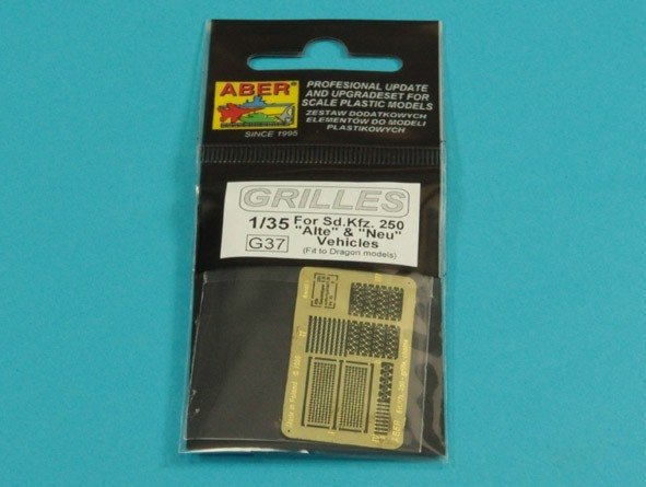 Aber 35G37 Mesh pour véhicules Sd.Kfz.250 &amp;quot;Alte&amp;quot; et &amp;quot;Nue&amp;quot;