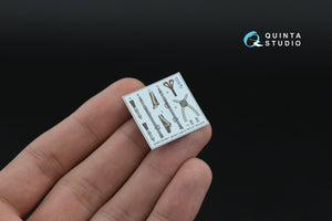 Quinta Studio QD+48552 MiG-21R (green cockpit panels) 3D-Printed &amp;amp; colored Interior on decal paper (Eduard) (with 3D-printed resin parts) 1/48 – image 11