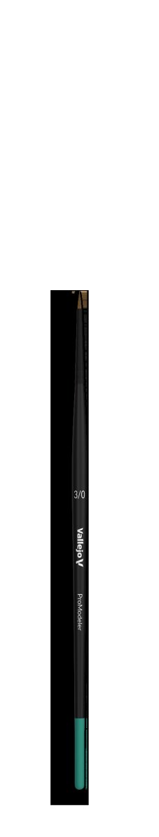 VALLEJO B01030 - Pędzel - Pro Modeler - Natural Hair Round No. 3/0 – Bild 2