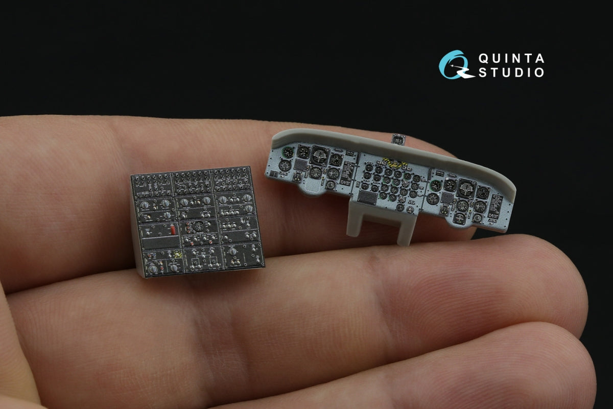 Quinta Studio QD48506 CH-47A 3D-Printed coloured Interior on decal paper (Italeri) 1/48 – imagen 10