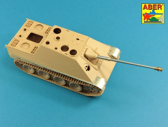 Aber 35L-269 German 8,8cm Two part Pak 43/3 L/71 barrel for Jagdpanther Ausf G1 late &amp;amp; G2 1/35 – immagine 7