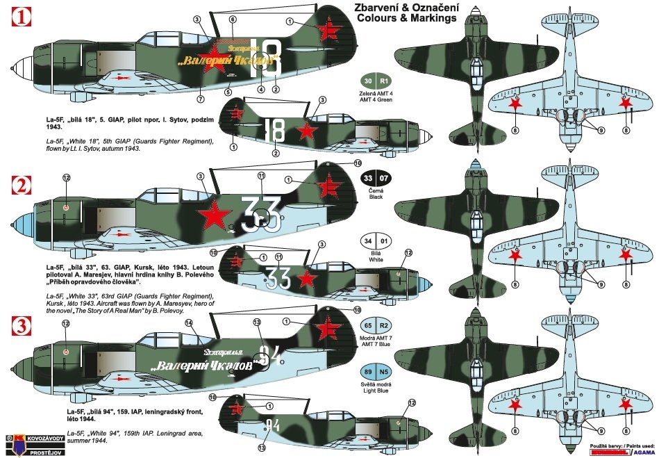Kovozavody Prostejov KPM0174 La-5F “Early” 1/72 – zdjęcie 2