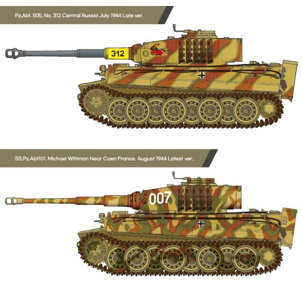 Academy 13431 German Tiger-I ver. Late1/72