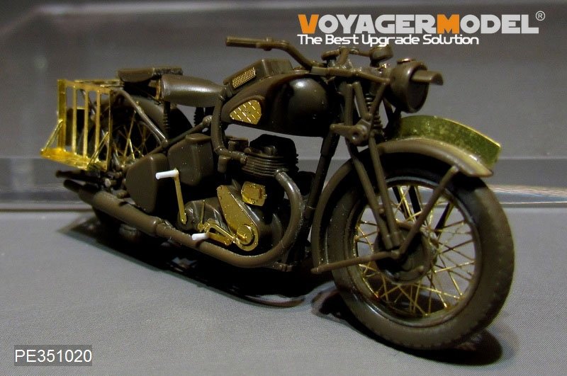 Voyager Model PE351020 WWII British B.S.A M20 Military Motorcycle upgrade set For TAMIYA 35316 1/35 – Bild 5