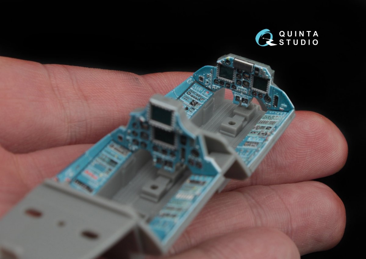 Quinta Studio QD48047 Su-30MKK 3D-Printed &amp;amp; coloured Interior on decal paper (for HobbyBoss kit) 1/48 – Bild 6