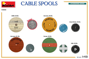 MiniArt 49008 CABLE SPOOLS 1/48 – image 4