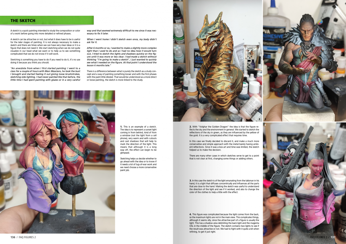 AK Interactive AK525 FAQ 2 – FANTASY FIGURES PAINTING TECHNIQUES BY ARNAU LÁZARO (EN) – Bild 3