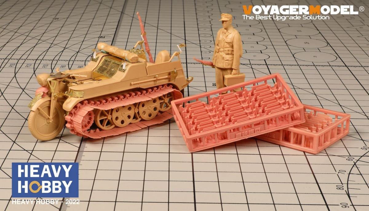 Heavy Hobby PT35073 WWII German Sd.Kfz.2 Kleines Kettenkard Winerketten Tracks 1/35 – immagine 4