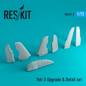 RESKIT RSU72-0003 Yak-3 Upgrade &amp;amp; Detail set for Zvezda 1/72