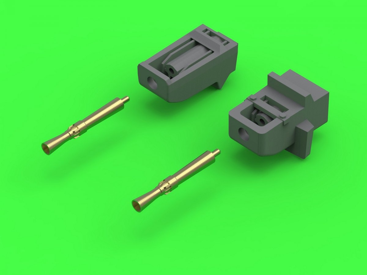 Master GM-35-047 A34 Comet - 77mm HV gun barrel &amp;amp; Besa MG barrels with resin mounts (for Tamiya kit) 1/35 – Bild 6