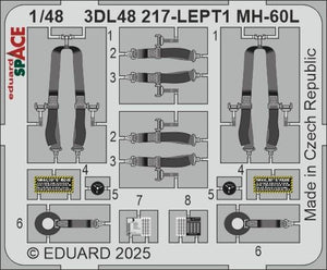 Eduard 3DL48217 MH-60L SPACE ICM 1/48 – Bild 4