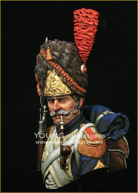 Young Miniatures YH1847 French Grenadiersof the Imperial Guard 1/10 – Bild 2