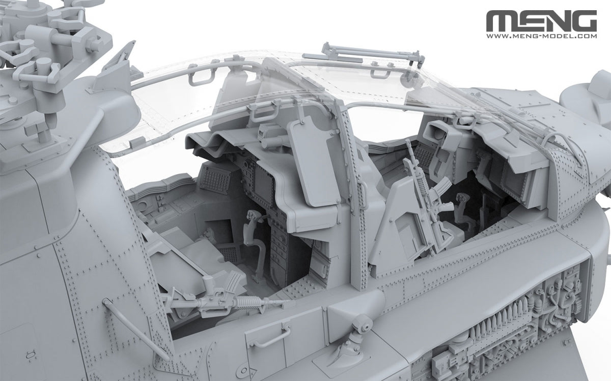 Meng Model QS-004 Boeing AH-64D Apache Longbow Heavy Attack Helicopter 1/35 – zdjęcie 7