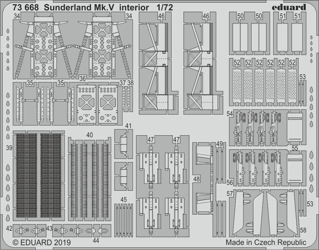 Eduard 73668 Sunderland Mk. V interior 1/72 SPECIAL HOBBY – Bild 2
