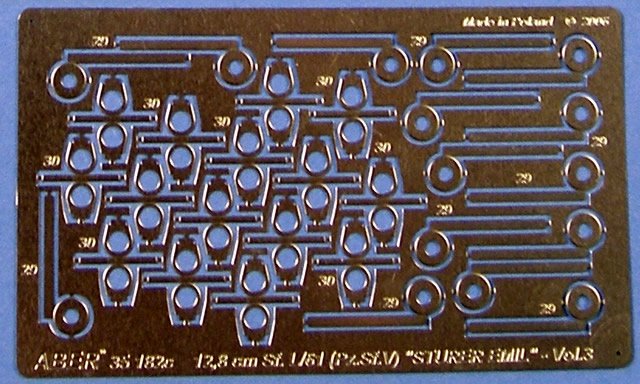 Aber 35182 German tank destroyer 12,8 cm Sf. L/61 (Pz.Sf.V) Sturer Emil- vol. 3 - additional set - ammo holders and boxes 1/35 – zdjęcie 4