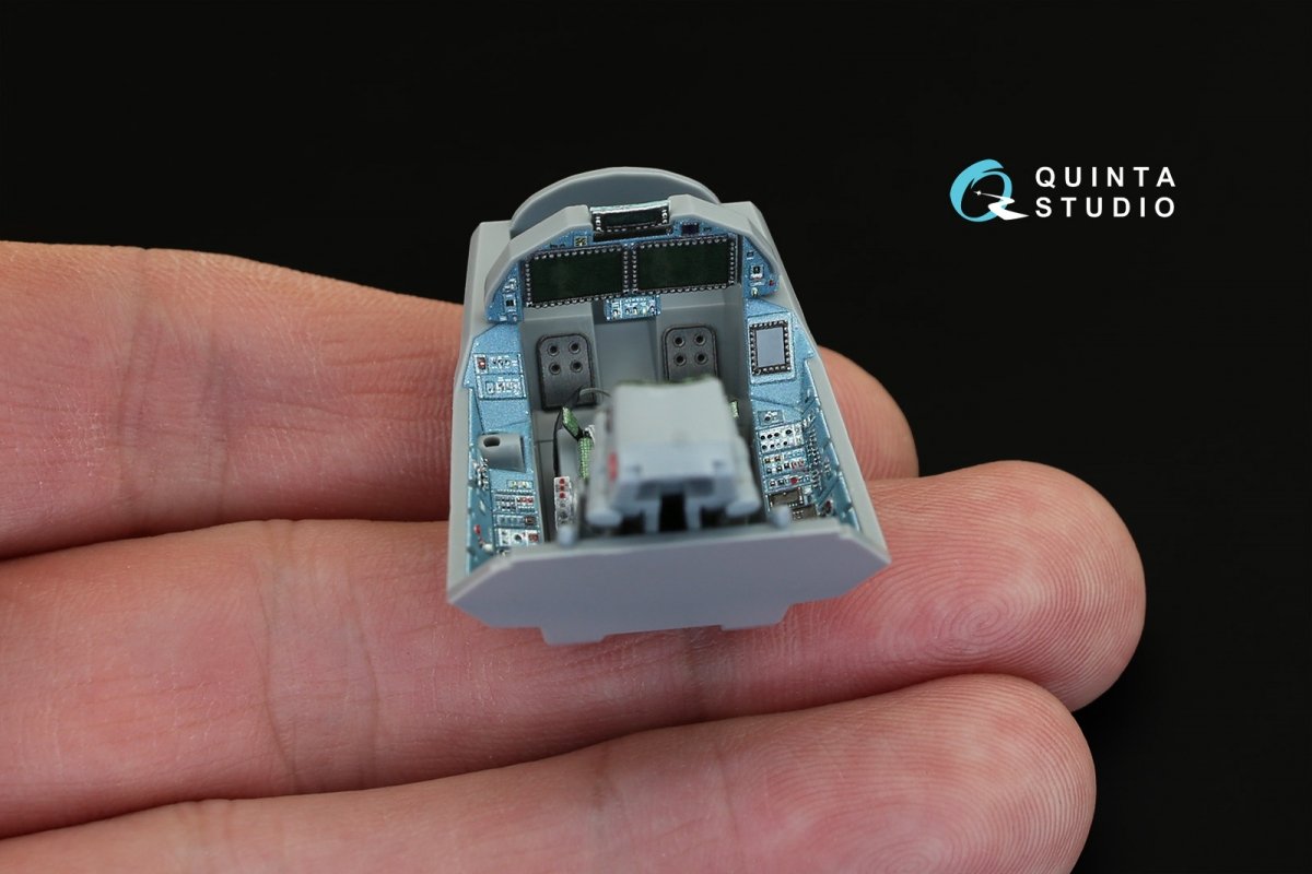 Quinta Studio QD48082 Su-57 3D-Printed &amp;amp; coloured Interior on decal paper (for Zvezda kit) 1/48 – Bild 8