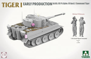 Takom 2195 TIGER I EARLY-PRODUCTION Sd.Kfz.181 Pz.Kpfw.VI Ausf.E Command Tiger 1/35 – immagine 6