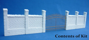 RT-Diorama 35230 Wrought iron fence with Brickwall 1/35 – immagine 2