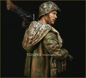 Young Miniatures YM1822 Waffen SS MG-42 Gunner Ardennes 1944 1/10 – immagine 6