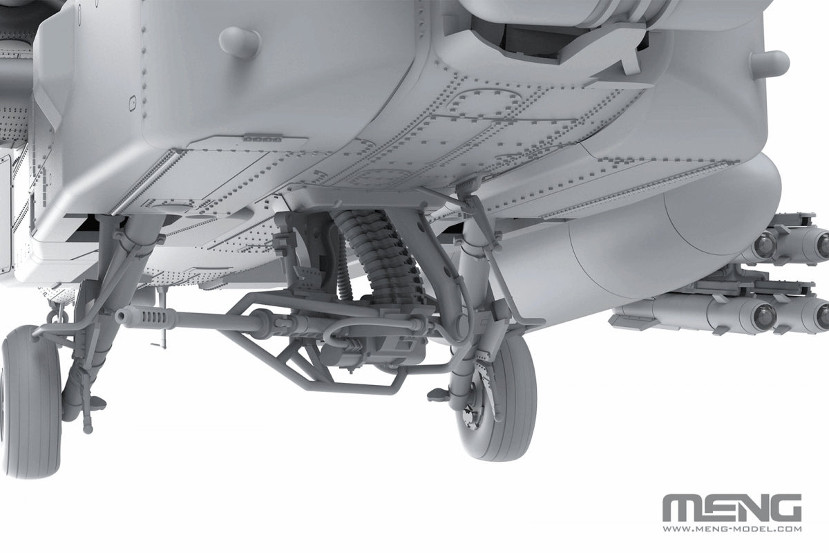 Meng Model QS-005S AH-64 D Saraf - Heavy Attack Helicopter (Israeli Air Force) with Figures 1/35 – Bild 8