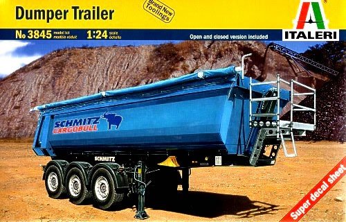 Italeri 3845 Dumper Trailer Schmitz Cargobull 1/24