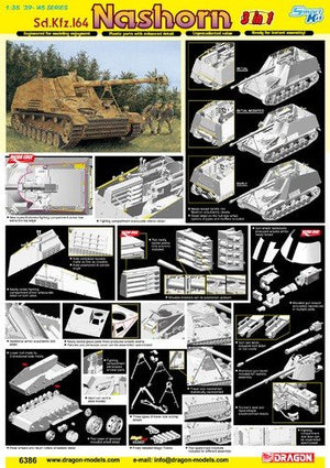 Dragon 6386 Sd.Kfz.164 Nashorn 1/35 – Bild 2