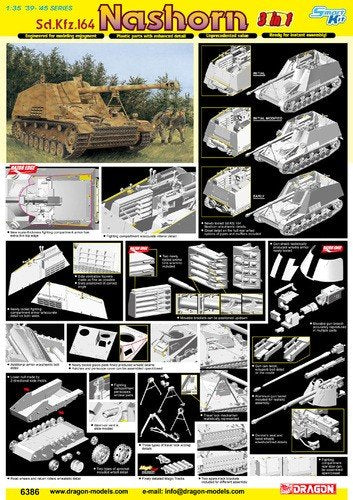 Dragon 6386 Sd.Kfz.164 Nashorn 1/35 – Bild 2