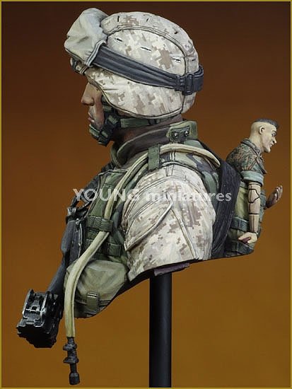 Young Miniatures YM1816 USMC Fallujah Iraq 2004 1/10 – imagen 2