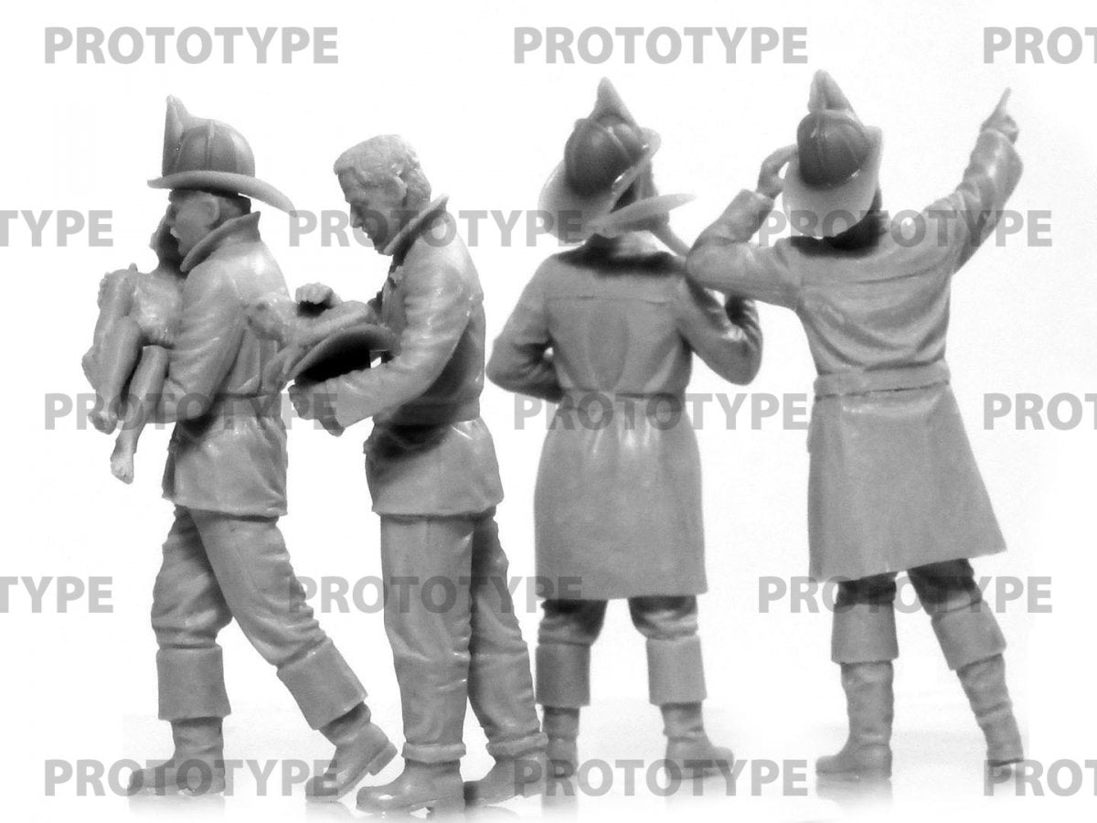 ICM 35622 American Fire Truck Crew (1910s) 1/35 – Bild 4