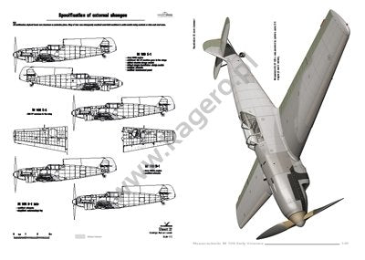 Kagero 96003 Messerschmitt Bf 109 Early Versions EN – zdjęcie 2