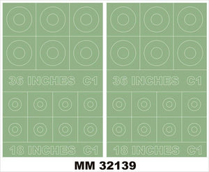 Montex MM32139 RAF ROUNDELS TYPE C1 36,18 Inches