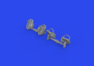 Eduard 648874 Bf 109E rudder pedals late PRINT 1/48 – imagen 2