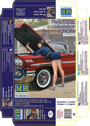 Master Box 24016 Pin-up series. &amp;quot;A short stop&amp;quot;. Kit No. 2 1/24 – immagine 3