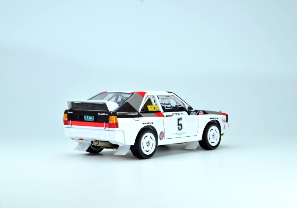 NuNu PN24023 Audi SPORT QUATTRO S1 ’86 US OLYMPUS RALLY 1/24 – Bild 7