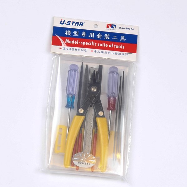 U-Star UA-90074 Modeling Tool Set 10in1