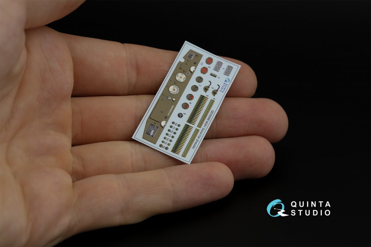 Quinta Studio QD35088 M3A1 Scout 3D-Printed &amp;amp; coloured Interior on decal paper (Zvezda) 1/35 – Bild 10