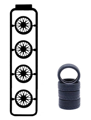 Fujimi 193601 Wheel 19 BBS Wheel 20 inch 1/24 – immagine 3